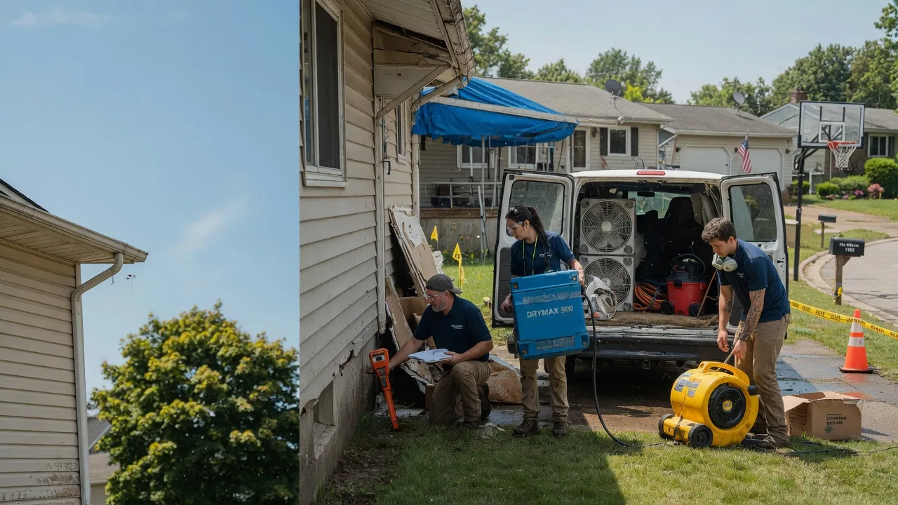Ceiling Leak Cleanup in Seneca, WI near me